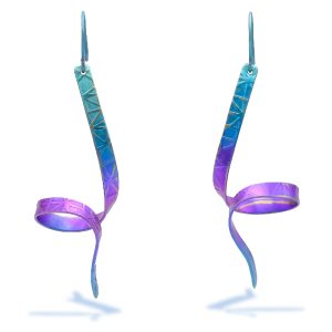 Dangle Hypoallergenic Colorful Titanium Earrings